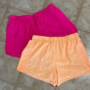 Women's Pink and Orange Shorts